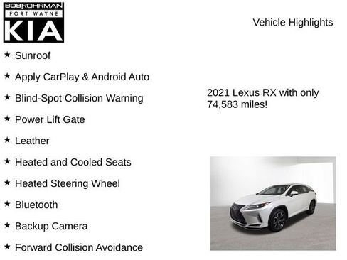 Used 2021 Lexus RX 350L FWD w/ Premium Package image 7