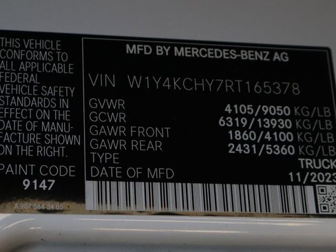 Used 2024 Mercedes-Benz Sprinter 2500 w/ Acoustic Package image 50