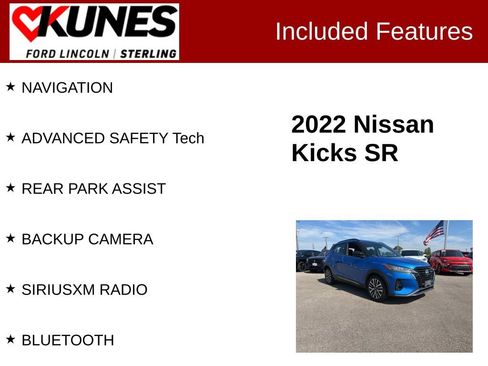 Used 2022 Nissan Kicks SR image 2