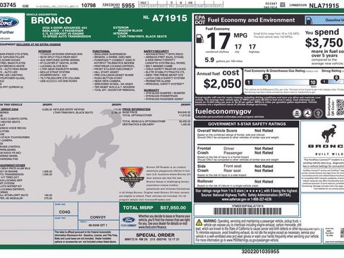 Used 2022 Ford Bronco Badlands image 3