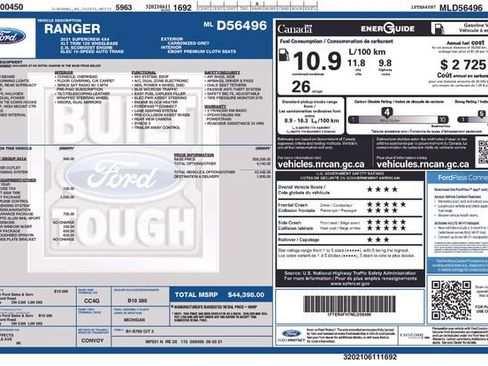 Used 2021 Ford Ranger XLT w/ Technology Package image 7