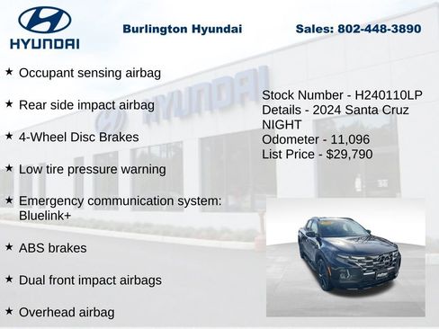 Certified 2024 Hyundai Santa Cruz Night image 15