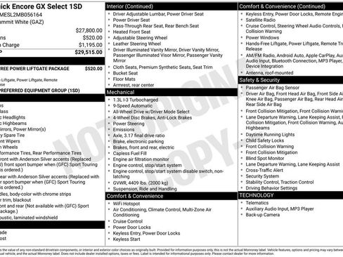 Used 2021 Buick Encore GX Select image 35