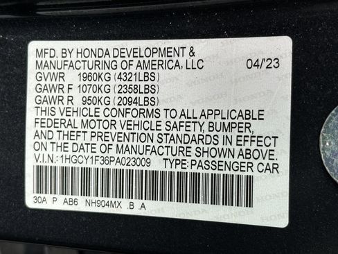 Used 2023 Honda Accord EX image 15