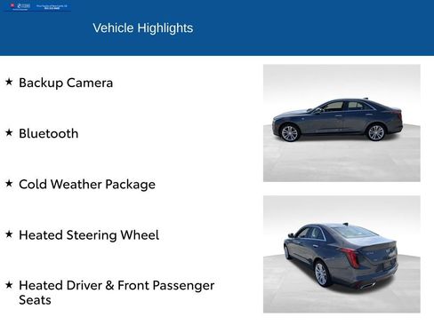 Used 2022 Cadillac CT4 Luxury w/ Sun And Sound Package AWD/4WD image 2