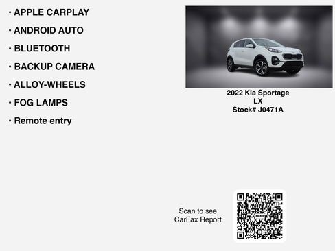 Used 2022 Kia Sportage LX AWD/4WD image 6
