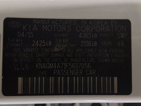 Used 2015 Kia Optima LX w/ Paint Protection Film Package FWD image 33