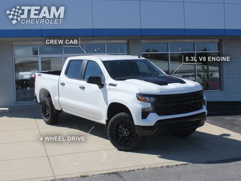 New 2026 Chevrolet Silverado 1500 Custom Trail Boss w/ Dark Appearance Package AWD/4WD image 2