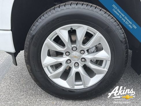 Certified 2023 Chevrolet Silverado 1500 Custom w/ LPO, Dark Essentials Package AWD/4WD image 12