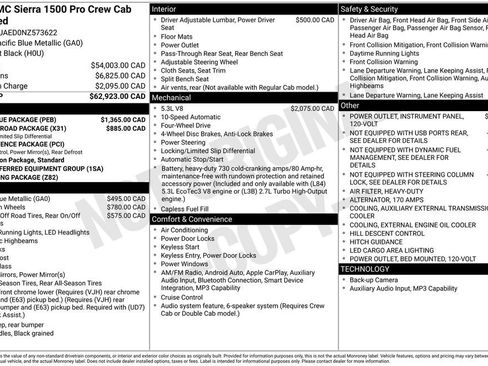 Used 2022 GMC Sierra 1500 Pro w/ Pro Value Package image 9