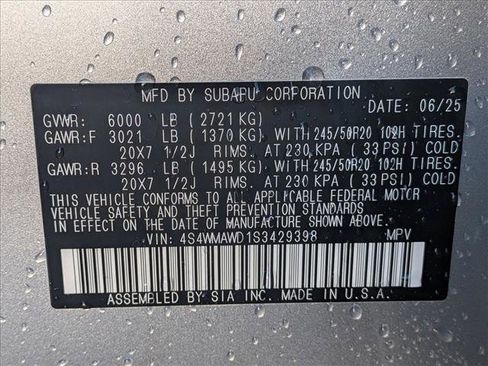 Certified 2025 Subaru Ascent Bronze Edition image 24