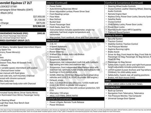 Used 2014 Chevrolet Equinox LT w/ Power Convenience Package FWD image 4