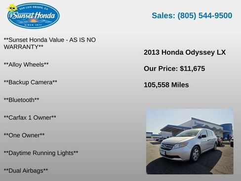 Used 2013 Honda Odyssey LX image 5