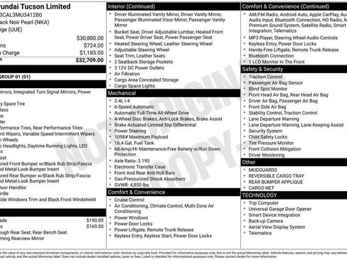 Used 2021 Hyundai Tucson Limited image 6