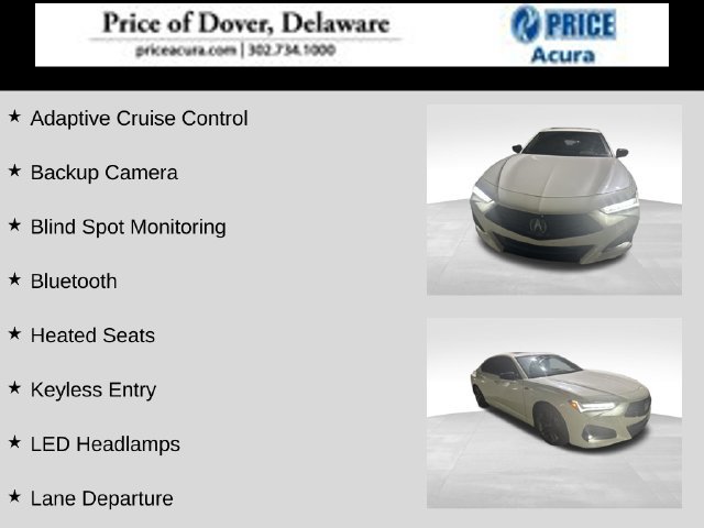 Used 2025 Acura TLX w/ A-SPEC Package AWD/4WD image 2
