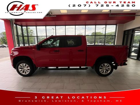 Used 2021 Chevrolet Silverado 1500 Custom w/ LPO, Dark Essentials Package AWD/4WD image 2
