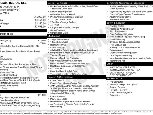 Used 2024 Hyundai Ioniq 6 SEL RWD image 29