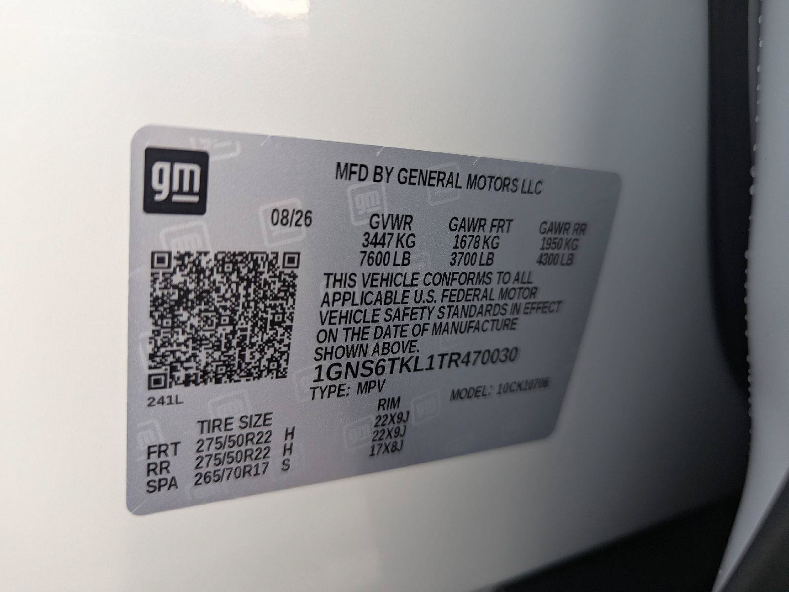 New 2026 Chevrolet Tahoe High Country AWD/4WD image 56