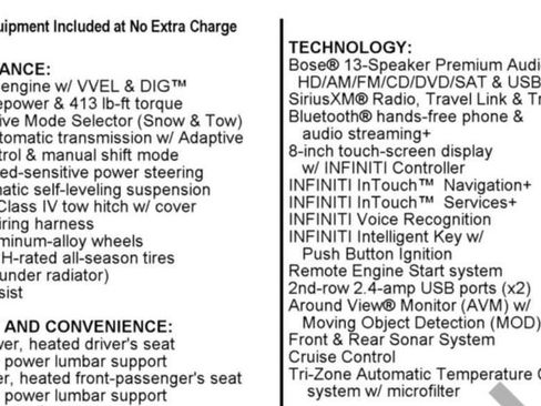 Used 2019 INFINITI QX80 Luxe w/ Proassist Package image 20