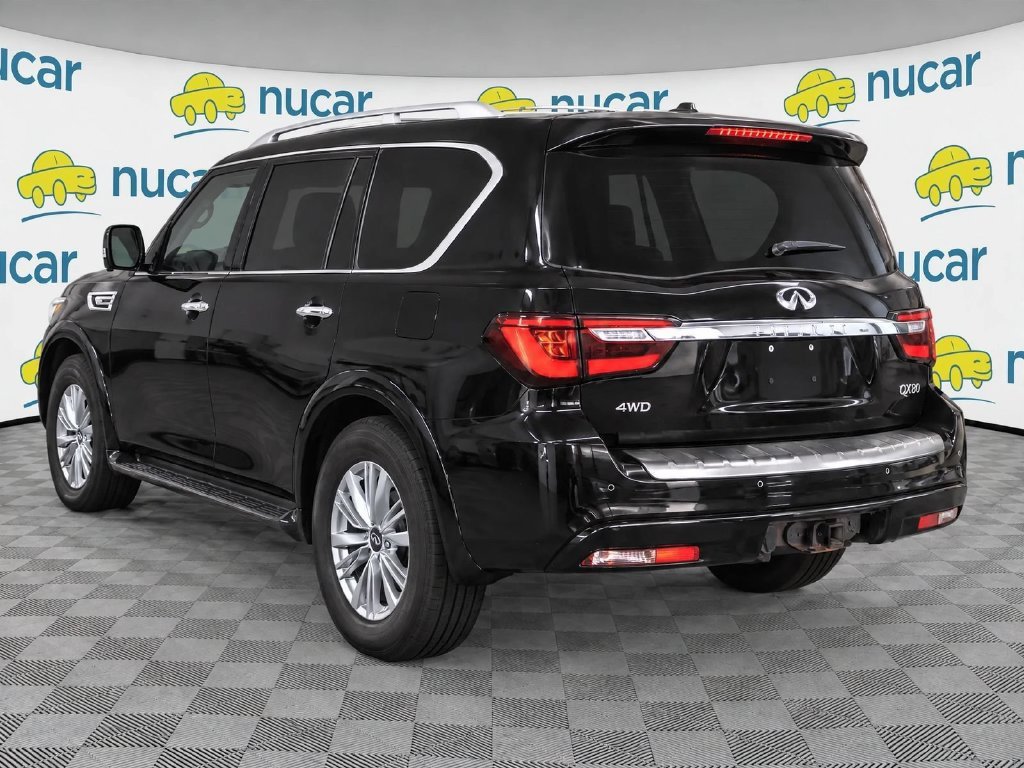 Used 2022 INFINITI QX80 Luxe w/ All-Season Package AWD/4WD image 3
