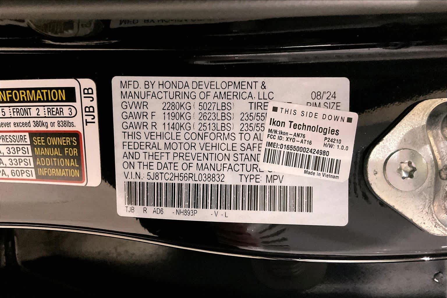 Certified 2024 Acura RDX w/ Technology Package AWD/4WD image 32