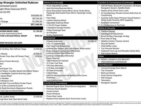 Used 2022 Jeep Wrangler Unlimited Rubicon w/ Cold Weather Group image 2