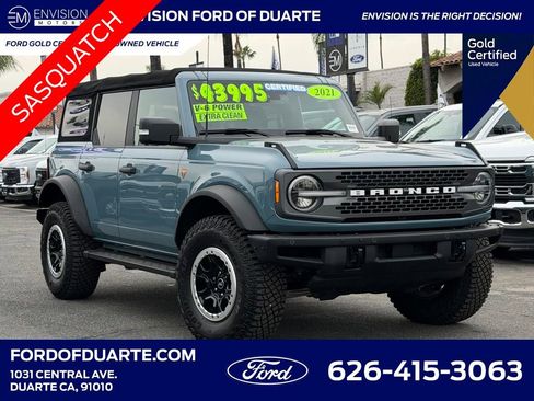 Certified 2021 Ford Bronco Badlands image 2