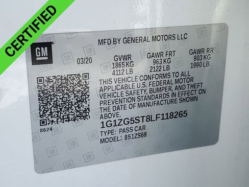 Used 2020 Chevrolet Malibu RS w/ LPO, Convenience Package 2 image 32