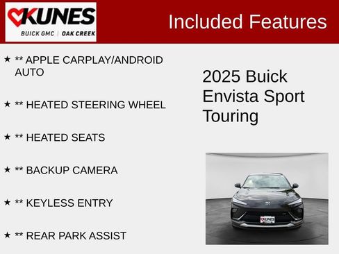 Used 2025 Buick Envista Sport Touring w/ Convenience I Package FWD image 2