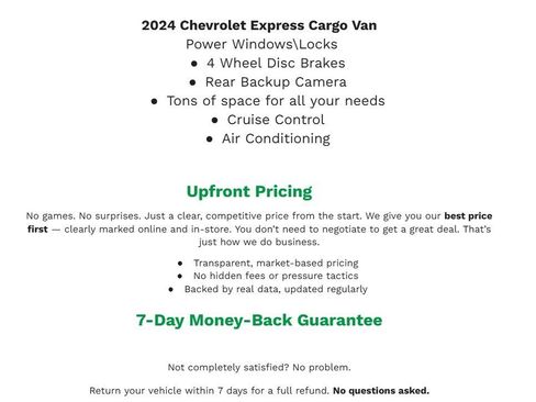 Used 2024 Chevrolet Express 2500 w/ Driver Convenience Package image 28