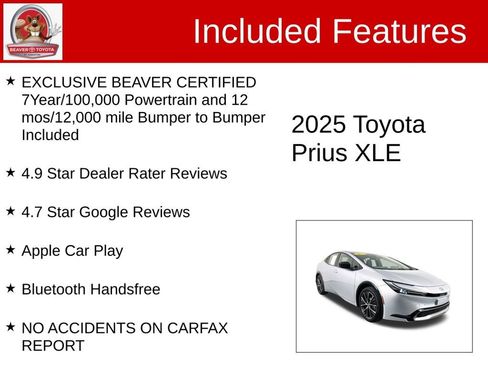 Used 2025 Toyota Prius XLE image 4