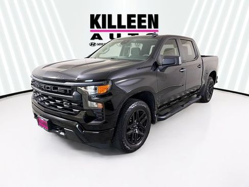 Used 2024 Chevrolet Silverado 1500 Custom w/ Turbomax Blackout Package RWD image 3