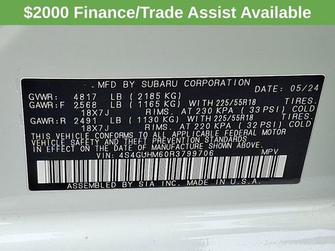 Used 2024 Subaru Crosstrek 2.5i Limited AWD/4WD image 26