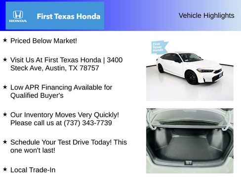 New 2026 Honda Civic Sport image 5