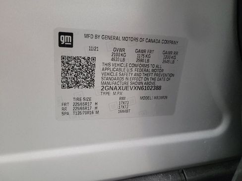 Used 2022 Chevrolet Equinox LT AWD/4WD image 33