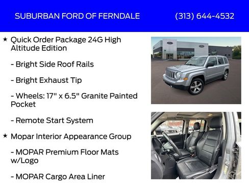 Used 2017 Jeep Patriot High Altitude FWD image 9