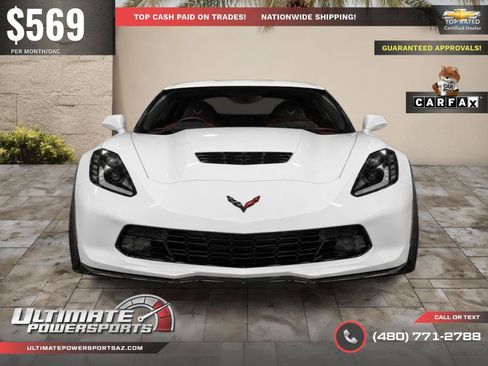Used 2015 Chevrolet Corvette Stingray Coupe w/ ZF1 Appearance Package RWD image 3