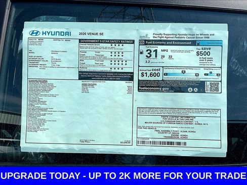 New 2026 Hyundai Venue SE FWD image 13
