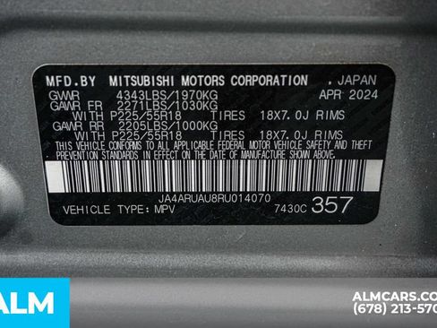 Used 2024 Mitsubishi Outlander Sport SE AWD/4WD image 56