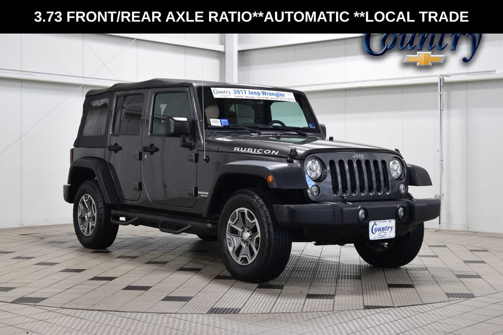 Used 2017 Jeep Wrangler Unlimited Rubicon w/ Connectivity Group AWD/4WD image 1