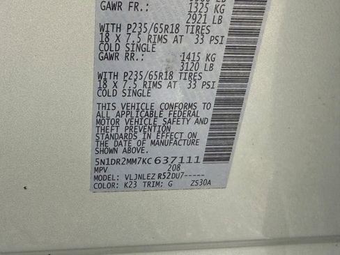 Used 2019 Nissan Pathfinder SV AWD/4WD image 23