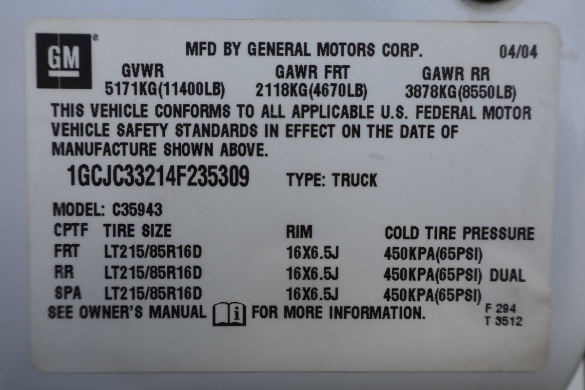 Used 2004 Chevrolet Silverado 3500 LS w/ Heavy-Duty Power Package RWD image 44