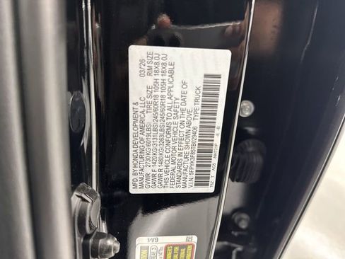 New 2026 Honda Ridgeline Black Edition image 36