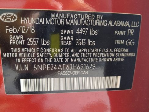 Used 2018 Hyundai Sonata SE FWD image 33