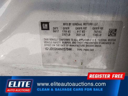 Used 2017 Chevrolet Sonic LT FWD image 18