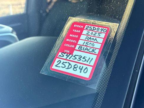 New 2025 RAM 1500 Lone Star RWD image 23