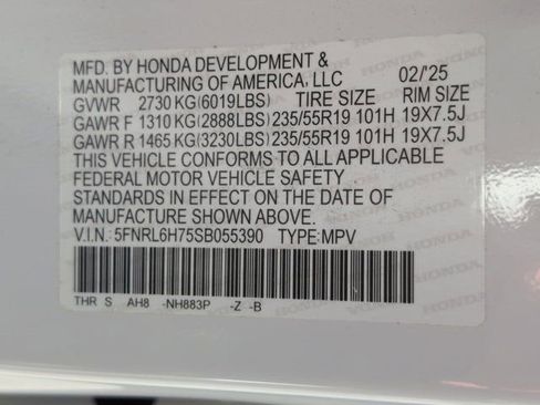 Used 2025 Honda Odyssey Sport-L image 34