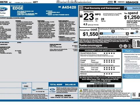Used 2022 Ford Edge Titanium AWD/4WD image 10