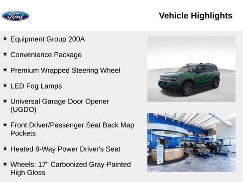 New 2025 Ford Bronco Sport Big Bend w/ Convenience Package image 2