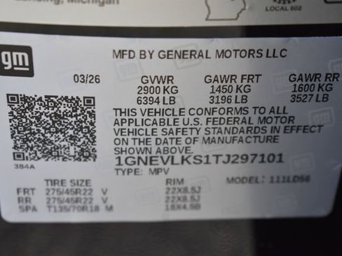 New 2026 Chevrolet Traverse RS w/ LPO, Floor Liner Package image 46